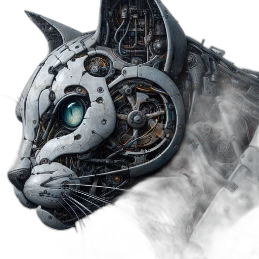 robot, mask, creature, animal transparent PNG cut-out