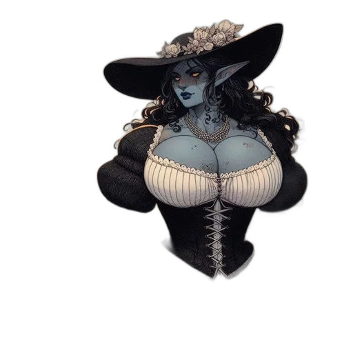 hat, jewelry, dress, mask transparent PNG cut-out