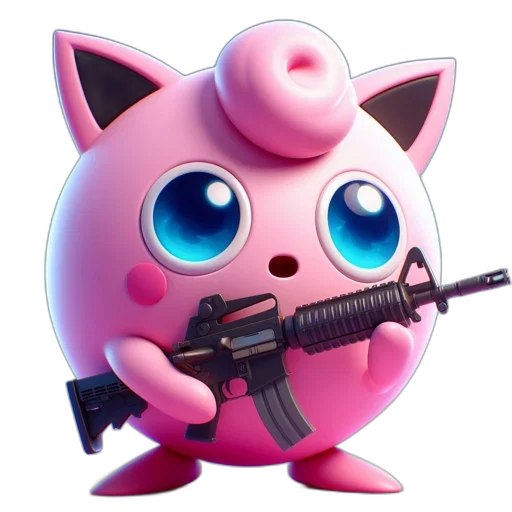 weapon, animal, concept art, 3d render transparent PNG cut-out