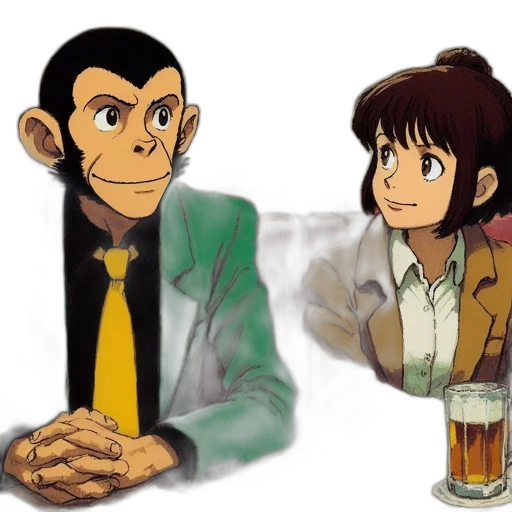 jacket, anime, cartoon, concept art transparent PNG cut-out