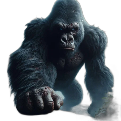 animal, creature, concept art, photorealistic transparent PNG cut-out