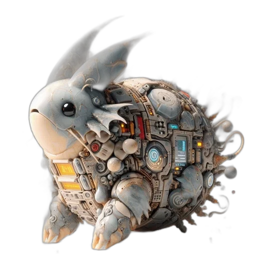 robot, dragon, creature, animal transparent PNG cut-out