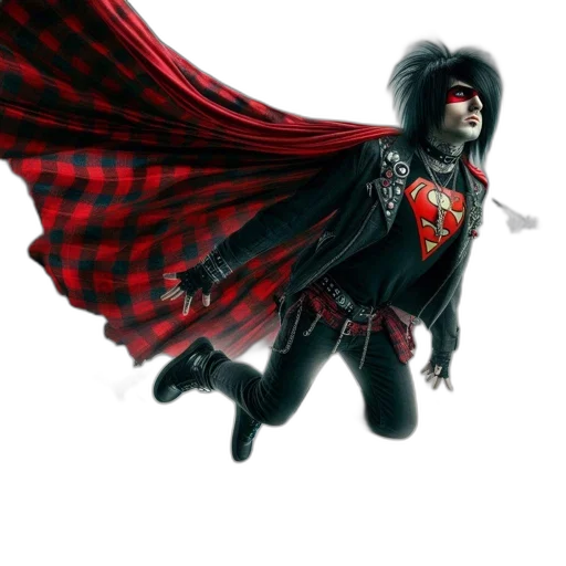 jacket, comic book art, concept art, 3d render transparent PNG cut-out