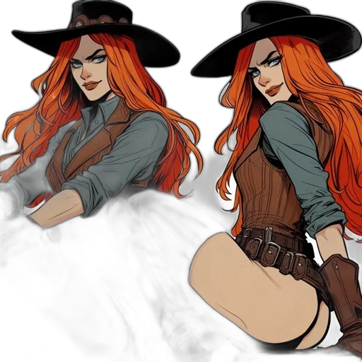 concept art, fantasy art, comic book art, cartoon transparent PNG cut-out