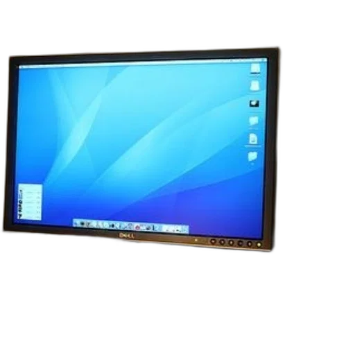 3d render, dell, computer, monitor transparent PNG cut-out