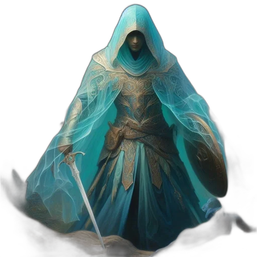 mask, sword, dress, jacket transparent PNG cut-out