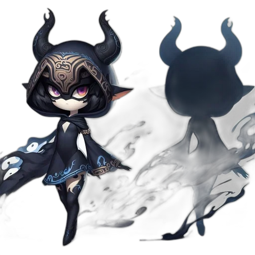 creature, mask, concept art, fantasy art transparent PNG cut-out