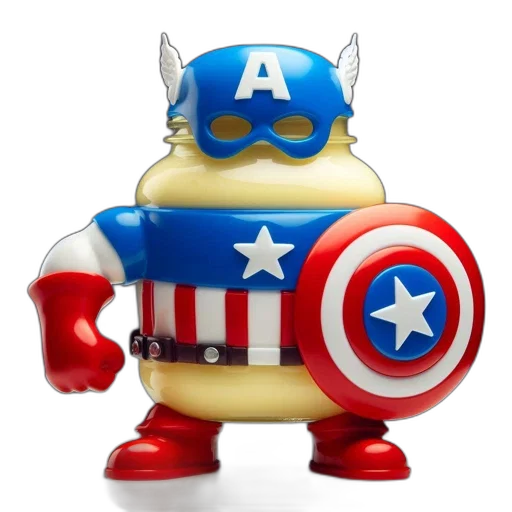 weapon, animal, 3d render, comic book art transparent PNG cut-out