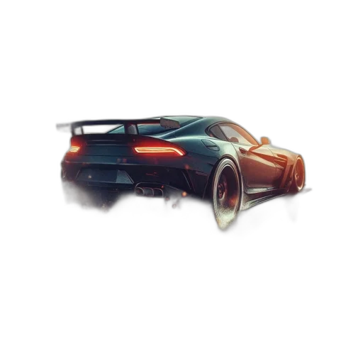 car, weapon, concept art, 3d render transparent PNG cut-out