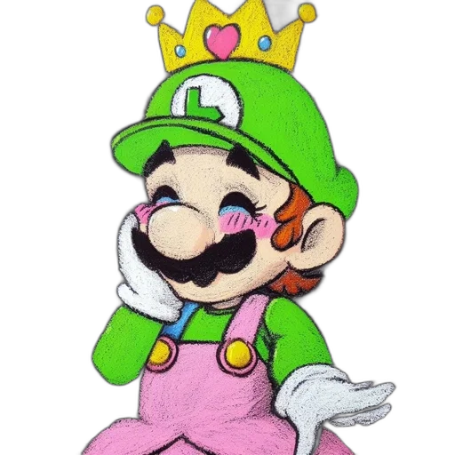 crown, dress, hat, staff transparent PNG cut-out