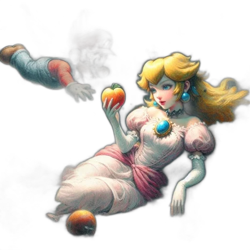 dress, staff, weapon, concept art transparent PNG cut-out