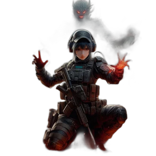 weapon, concept art, pixel art, cyberpunk transparent PNG cut-out