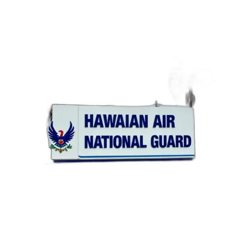 large, white, sign, blue transparent PNG cut-out