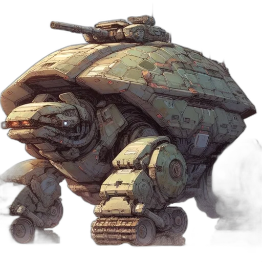 robot, weapon, creature, concept art transparent PNG cut-out