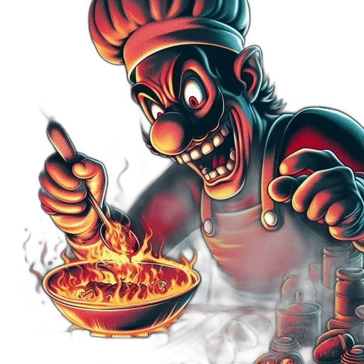 food, concept art, comic book art, cartoon transparent PNG cut-out