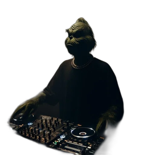 mask, creature, robot, staff transparent PNG cut-out