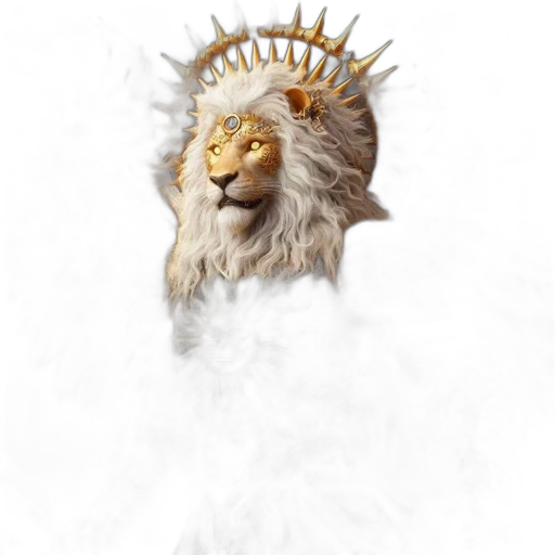 crown, staff, animal, dragon transparent PNG cut-out