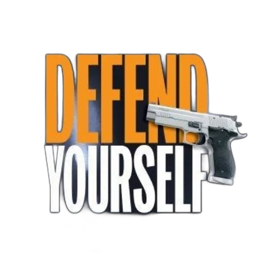 weapon, 3d render, defend, yourself transparent PNG cut-out