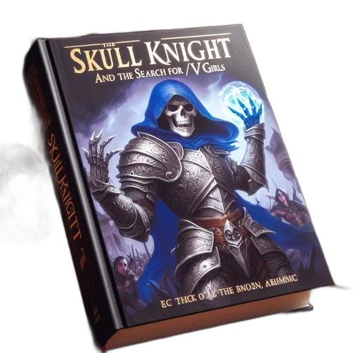 fantasy art, concept art, book, skeletal transparent PNG cut-out