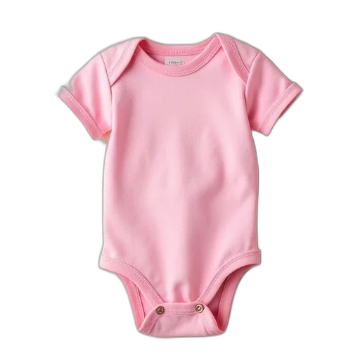 infant, clothes, pink, short transparent PNG cut-out