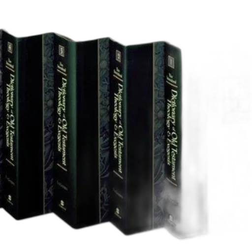 set, four, green, books transparent PNG cut-out