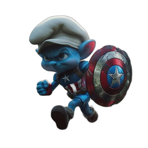 comic book art, concept art, 3d render, cartoon transparent PNG cut-out