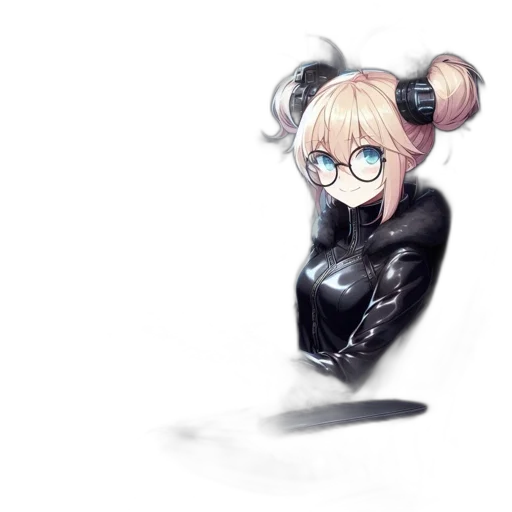 jacket, robot, weapon, mask transparent PNG cut-out