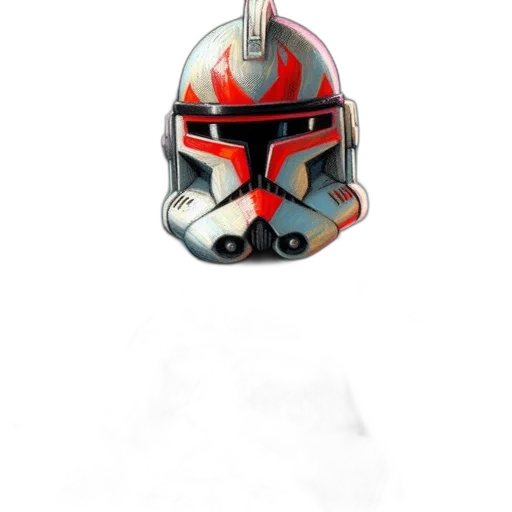 mask, staff, weapon, robot transparent PNG cut-out