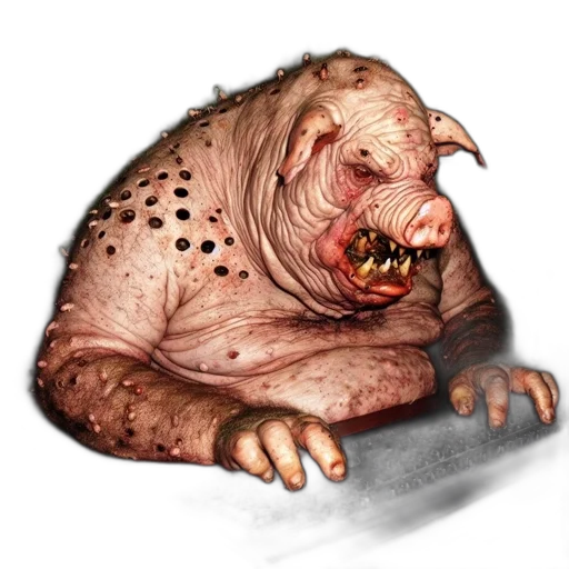 creature, animal, face, concept art transparent PNG cut-out