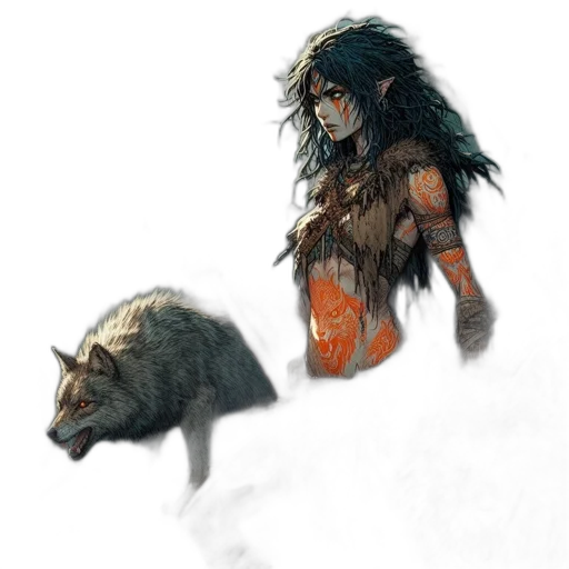 creature, animal, concept art, fantasy art transparent PNG cut-out