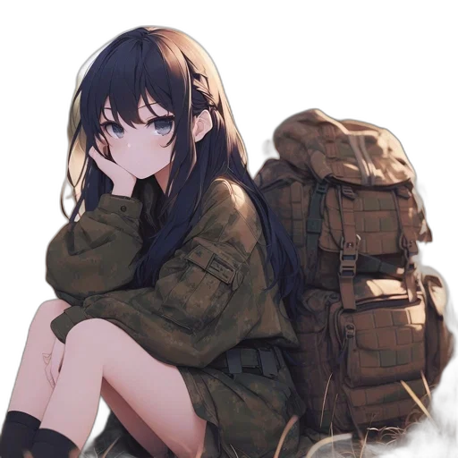 jacket, weapon, face, dress transparent PNG cut-out