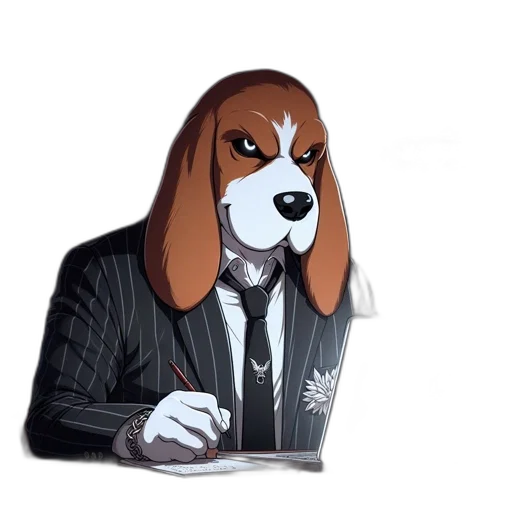 jacket, animal, staff, mask transparent PNG cut-out