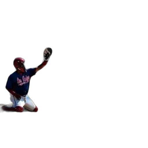 baseball, player, red, uniform transparent PNG cut-out