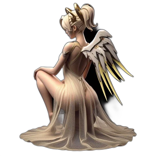 dress, crown, concept art, fantasy art transparent PNG cut-out
