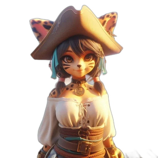 staff, hat, mask, dress transparent PNG cut-out