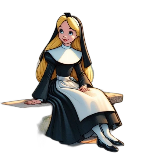 dress, staff, cartoon, concept art transparent PNG cut-out