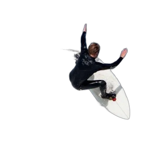 staff, 3d render, photorealistic, surfer transparent PNG cut-out