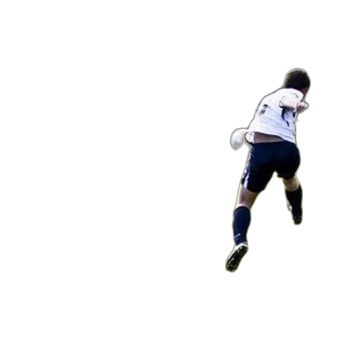 soccer, player, white, jersey transparent PNG cut-out