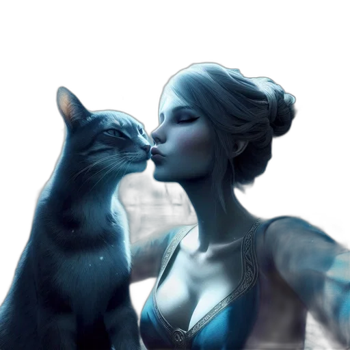 animal, fantasy art, concept art, photorealistic transparent PNG cut-out