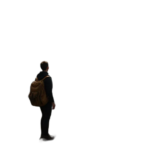 jacket, staff, robot, umbrella transparent PNG cut-out