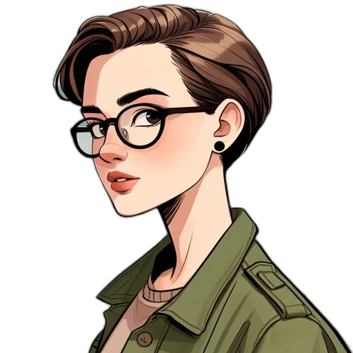 jacket, face, staff, jewelry transparent PNG cut-out
