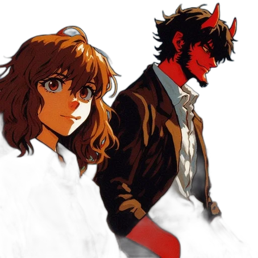 concept art, anime, pixel art, watercolor transparent PNG cut-out