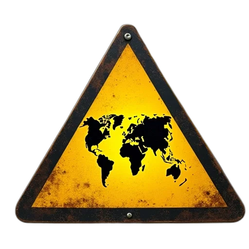 yellow, triangular, warning, sign transparent PNG cut-out