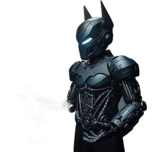 robot, concept art, comic book art, 3d render transparent PNG cut-out
