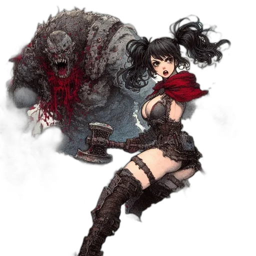creature, weapon, fantasy art, concept art transparent PNG cut-out