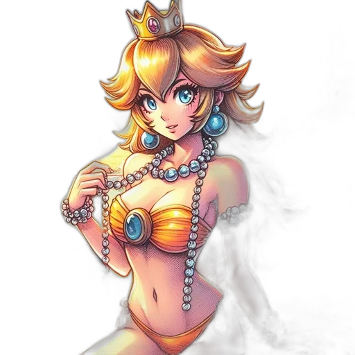 crown, dress, jewelry, staff transparent PNG cut-out