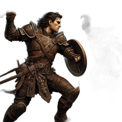 sword, concept art, fantasy art, 3d render transparent PNG cut-out