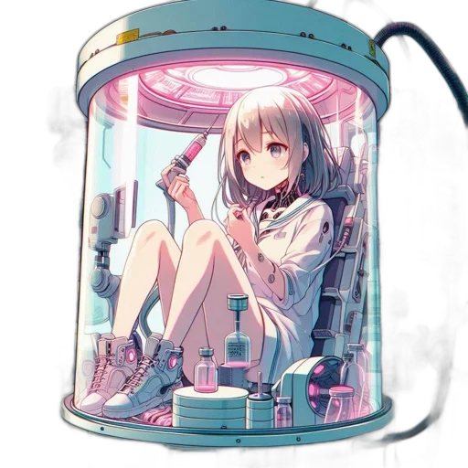 bottle, robot, dress, weapon transparent PNG cut-out