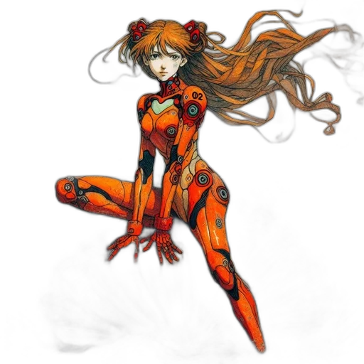 robot, dress, concept art, anime transparent PNG cut-out