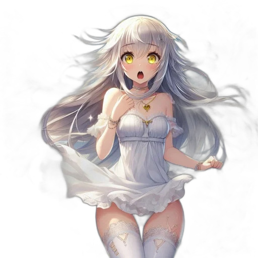 dress, robot, creature, face transparent PNG cut-out